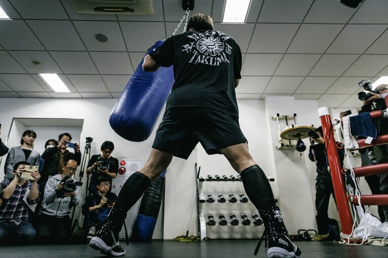 井上尚弥 公開練習　©︎Kiichi Matsumoto