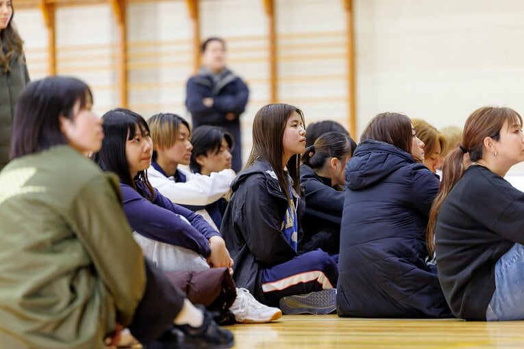 FC今治高校の生徒たち