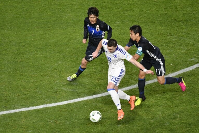 柏木陽介、長谷部誠（2016年）©︎Takuya Sugiyama