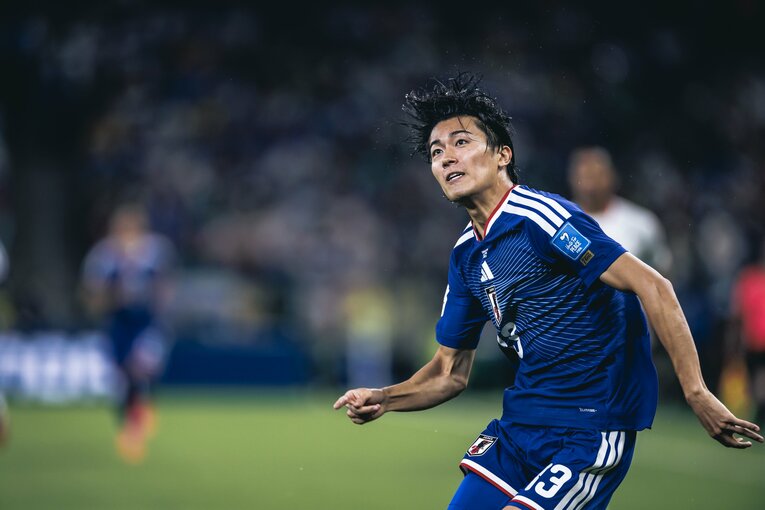 【中村敬斗レア写真集】北中米W杯の中村敬斗（画像は右に続きます）　©Kiichi Matsumoto/JMPA