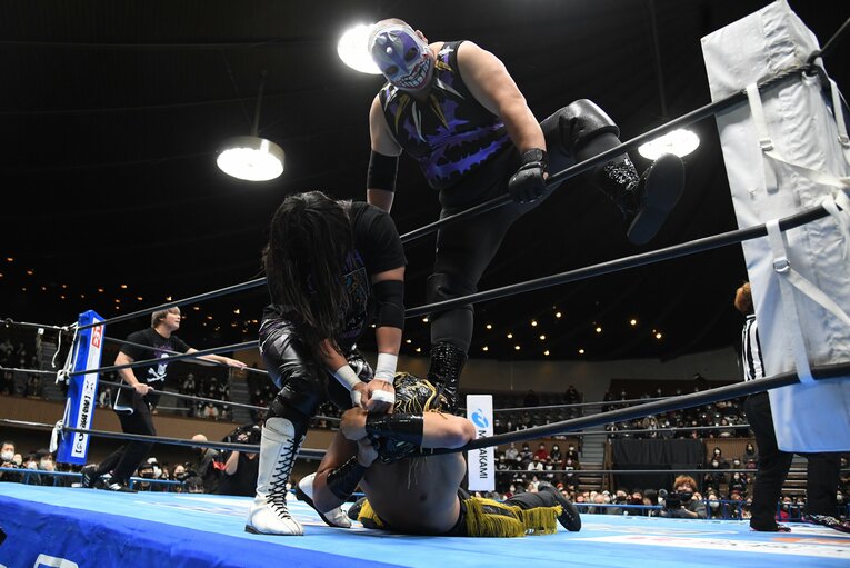 エル・デスペラード、ランス・アーチャー vs. 佐々木大輔、MJポー