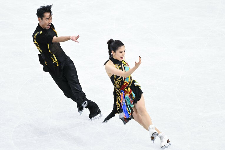 リズムダンスの演技 ©Asami Enomoto