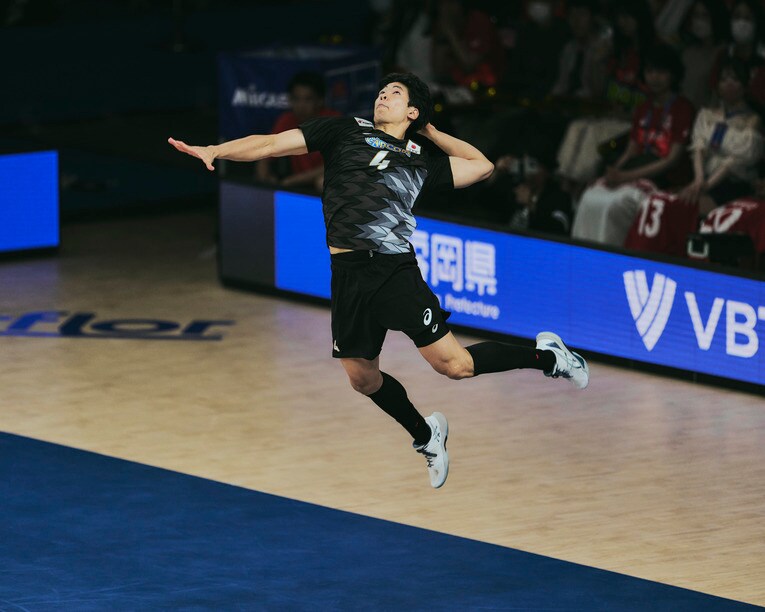 宮浦健人（VNLスロベニア戦）©︎Yuki Suenaga