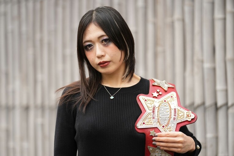 人気プロレスラー・上谷沙弥の撮りおろしフォト　©Essei Hara