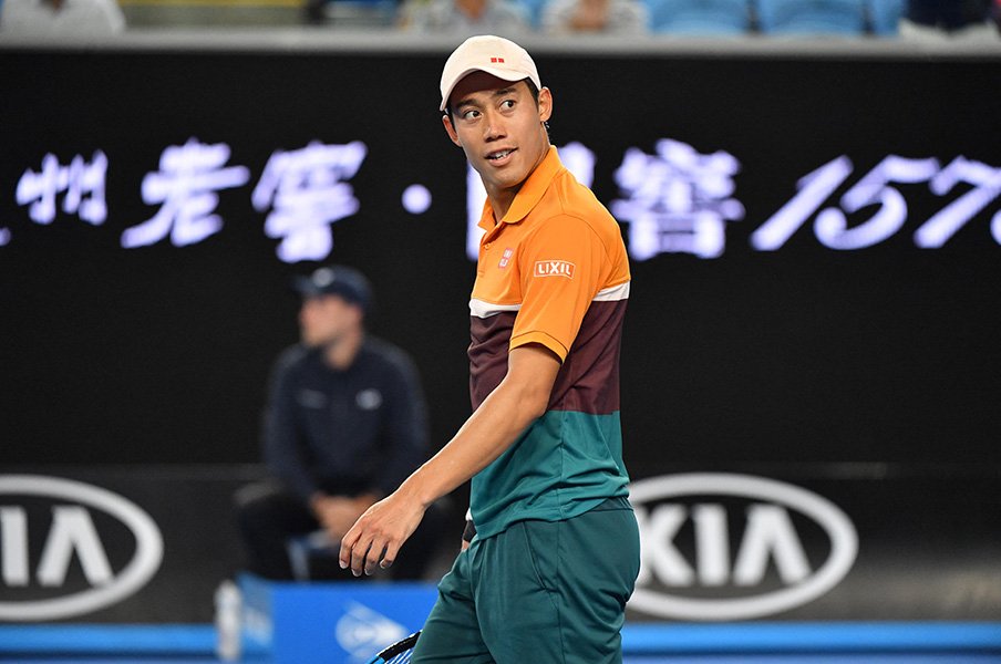 錦織圭対カレノブスタ、極上の陶酔。年に数試合しかない最高のテニス。<Number Web> photograph by AFLO