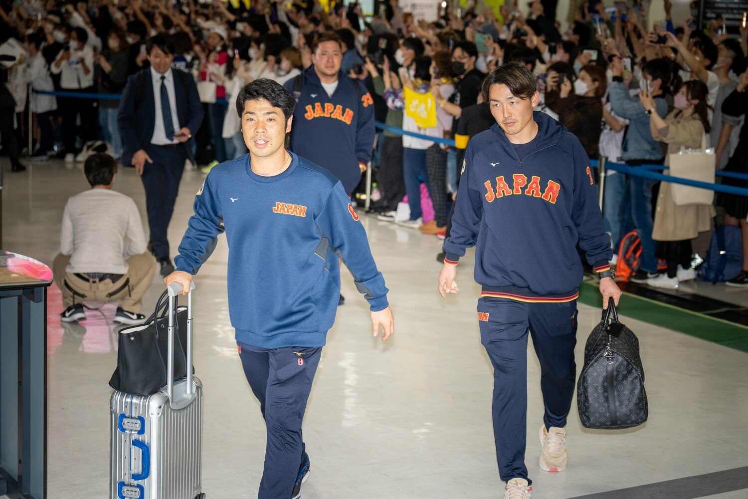 2023年3月、WBCの事前合宿期間中の近藤健介からDMが届いたという ©Shiro Miyake