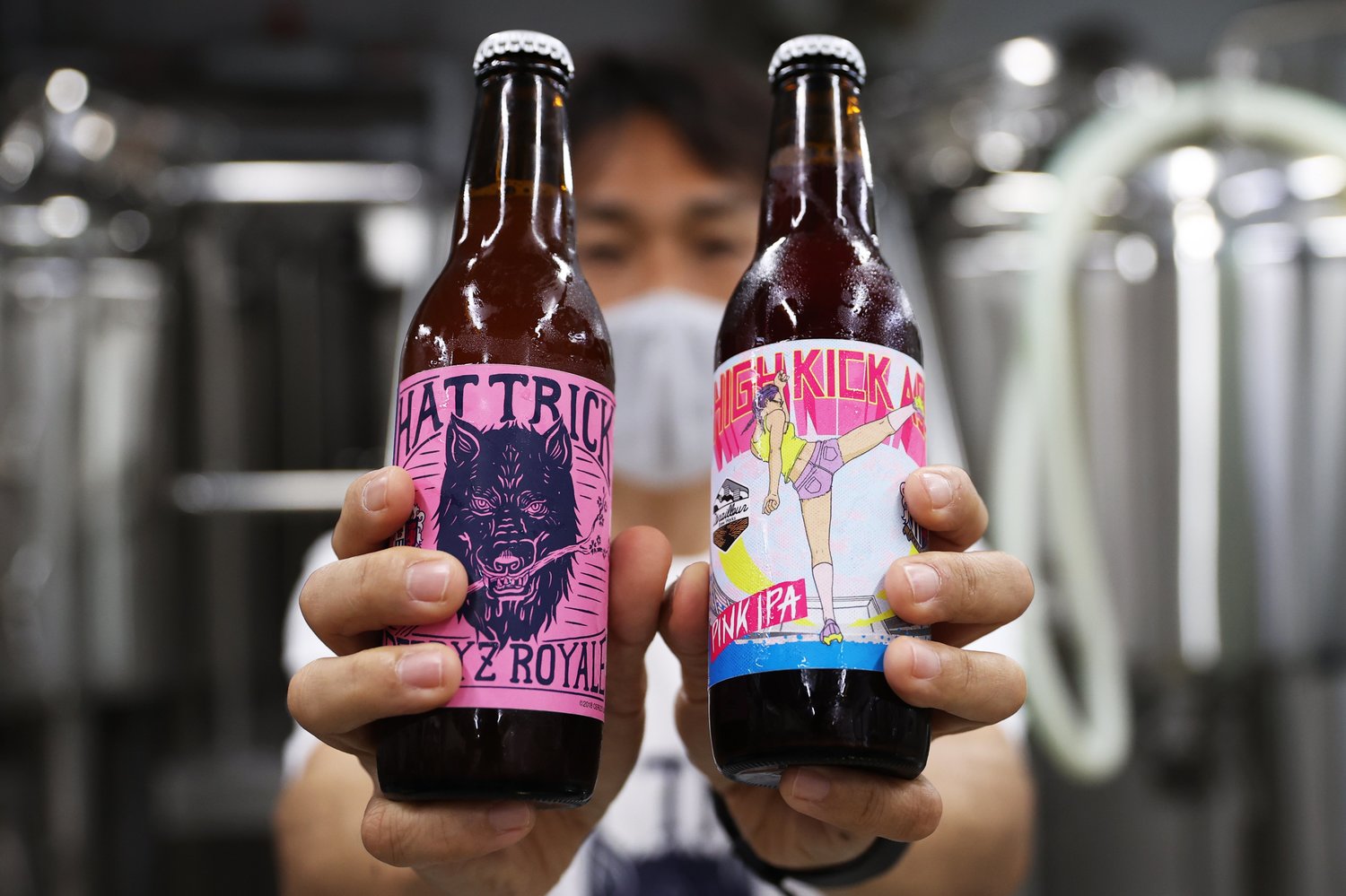 ボトルをアピール