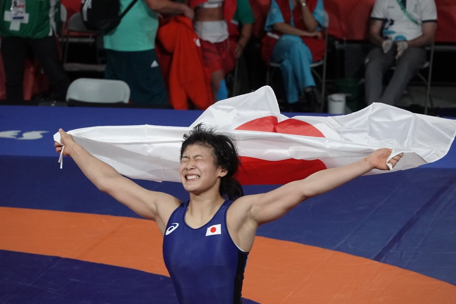 2018年ユースオリンピックでの尾崎　©Koji Fuse