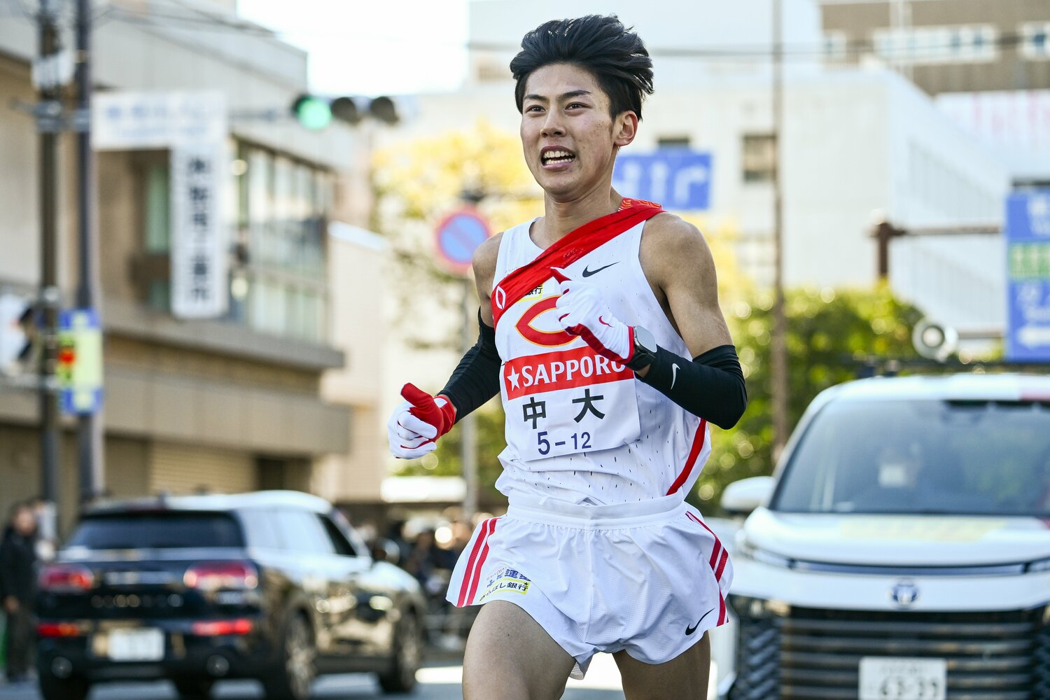 「吉居が10日くらい前に足を痛めまして…」。吉居駿恭は9区を走った ©Nanae Suzuki