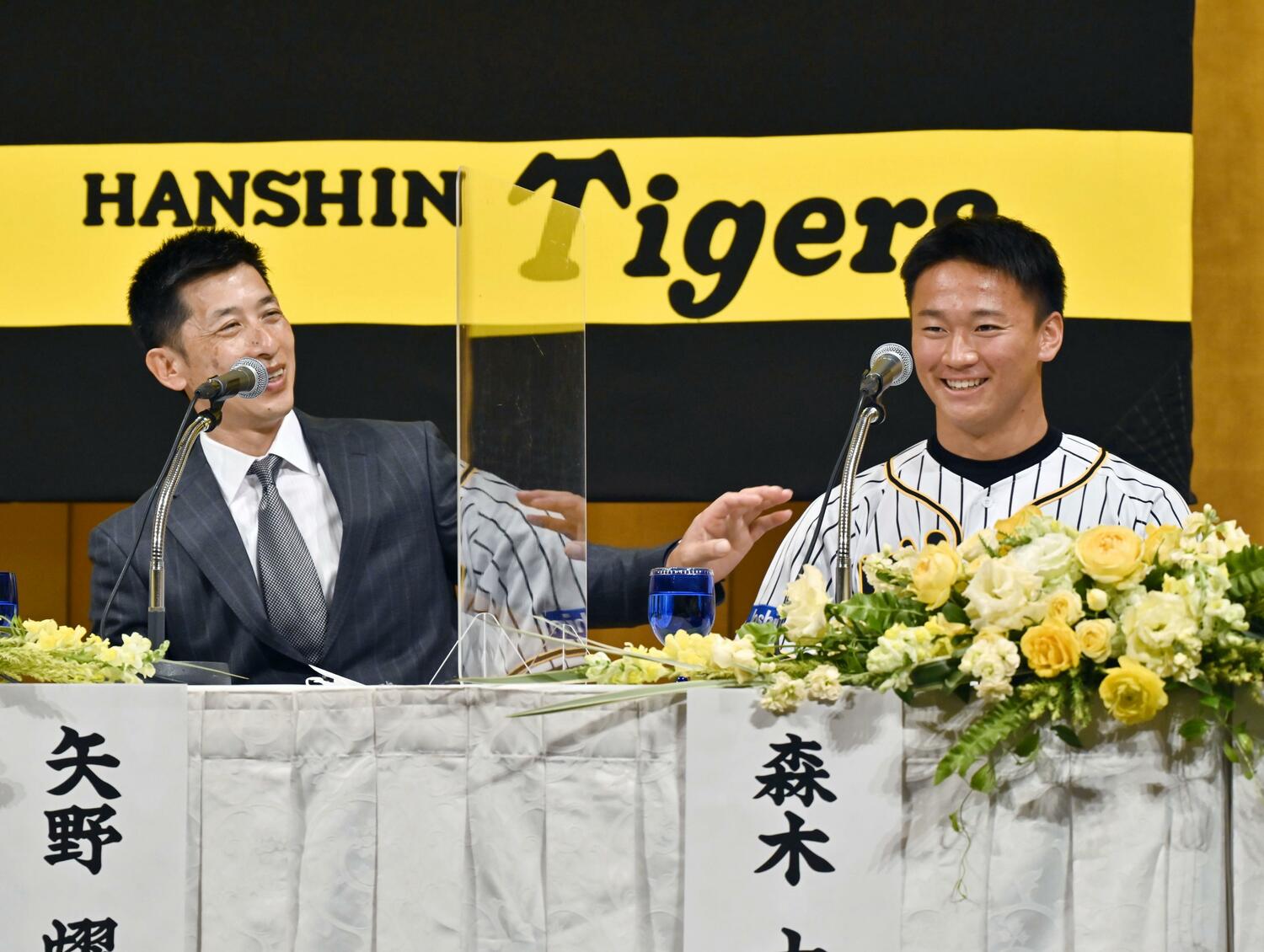 2021年ドラフト1位で阪神に入団した森木大智 ©KYODO