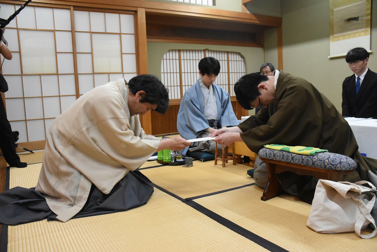 王位戦第5局　©日本将棋連盟