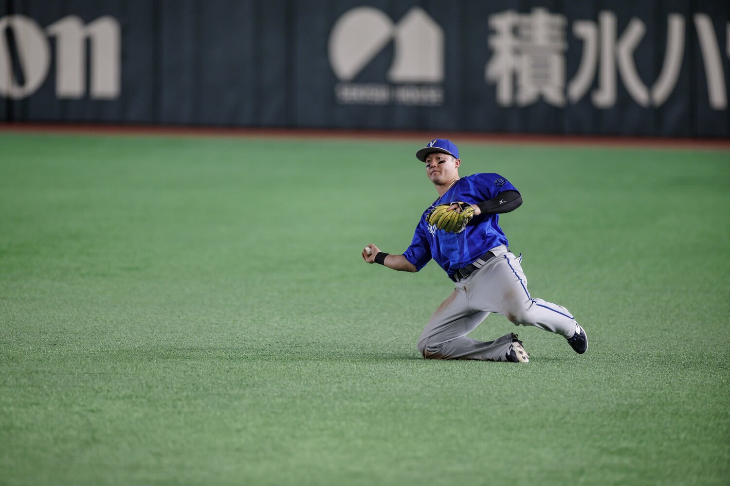 藤田コーチは牧にセカンドでゴールデン・グラブ賞を狙って欲しいと考えている ©Kiichi Matsumoto