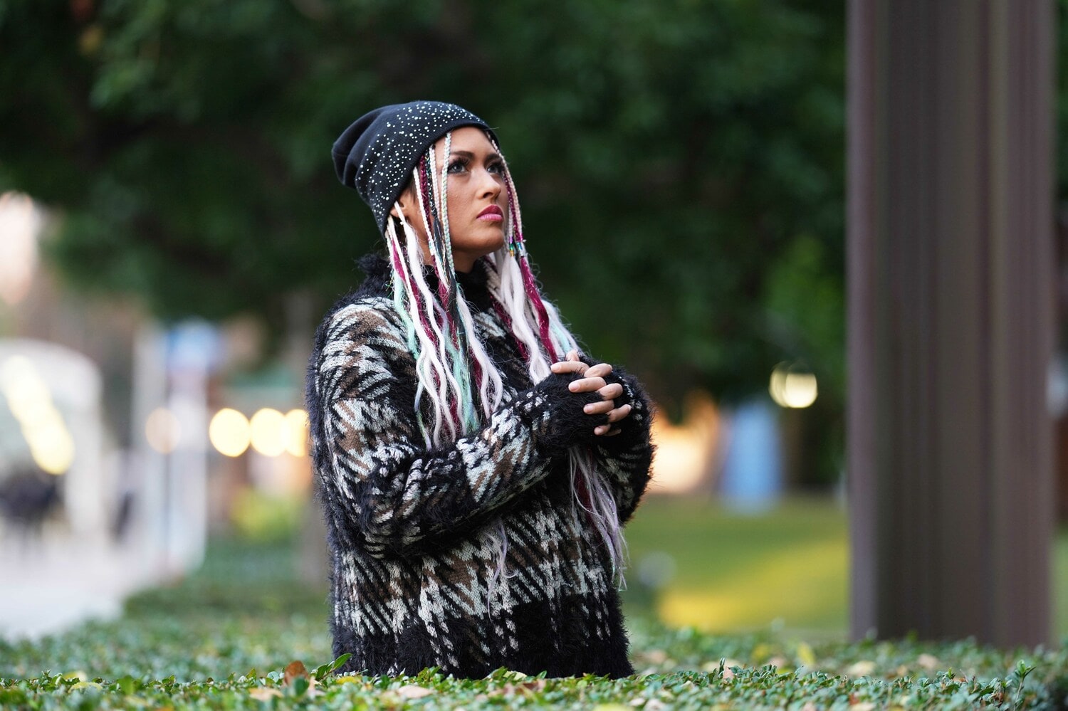 プロレスの未来に思いを馳せるジュリア　©Essei Hara