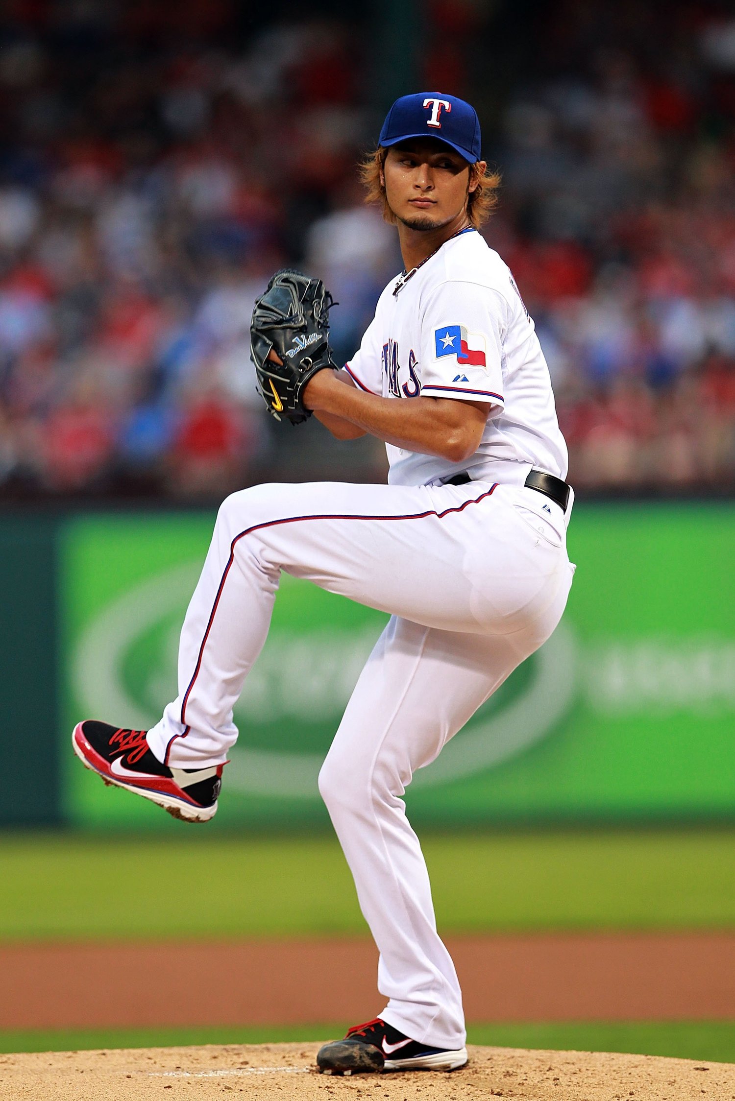 メジャーデビュー戦のダルビッシュ有（2012年）　©Getty Images