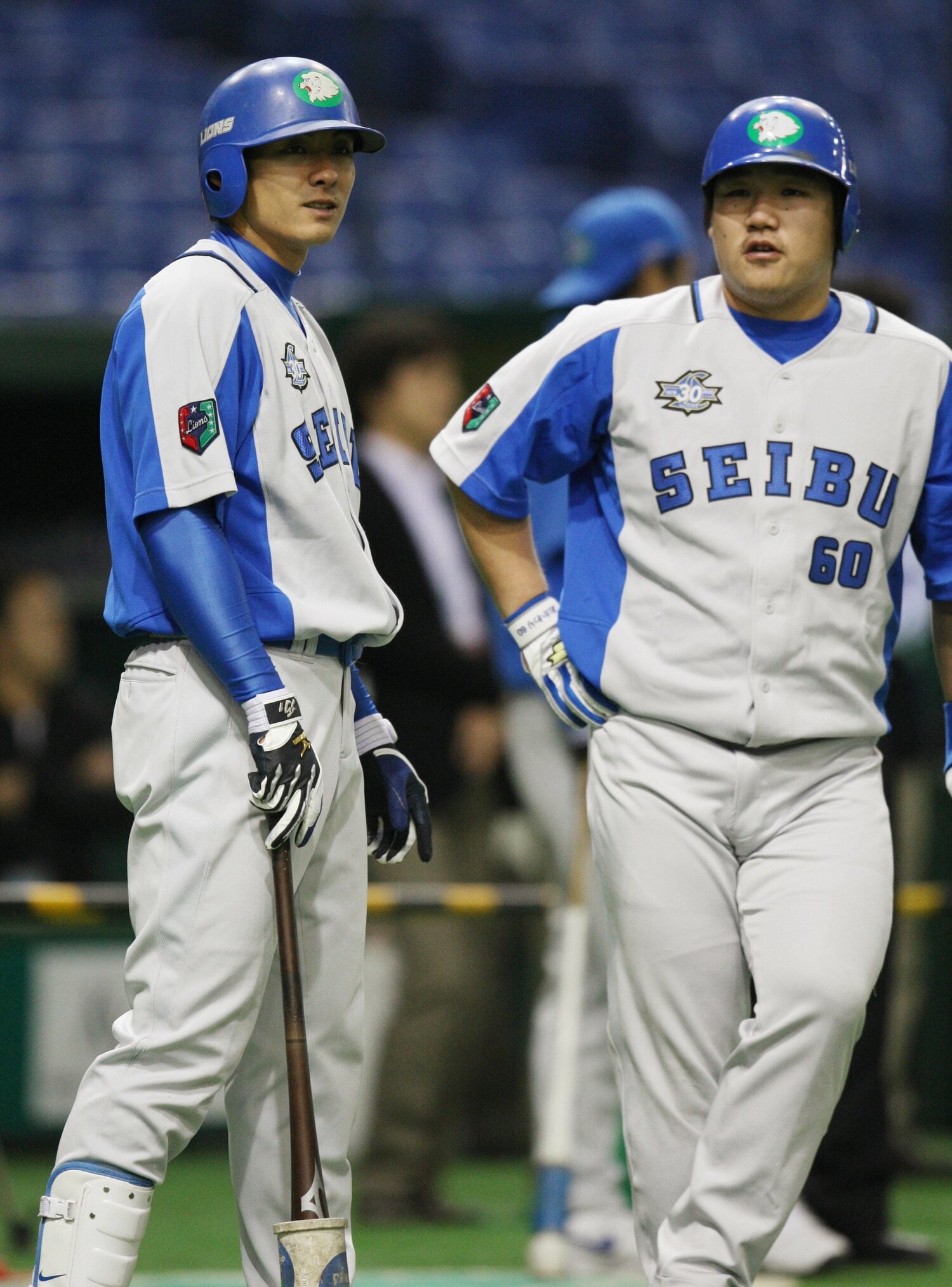 パ・リーグを制した2008年、チームを牽引したのはこの2人だった ©JIJI PRESS