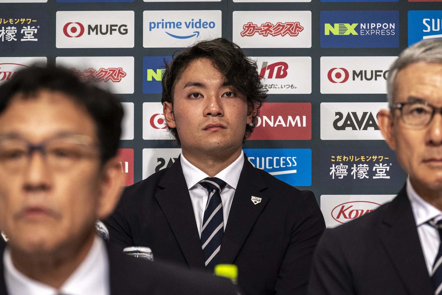 帰国会見　©Takuya Sugiyama