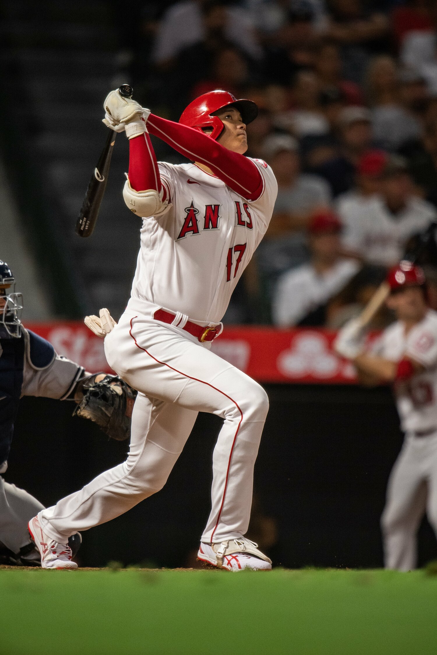 今季は投手の際、DHを解除して打席に立った大谷翔平　©Nanae Suzuki