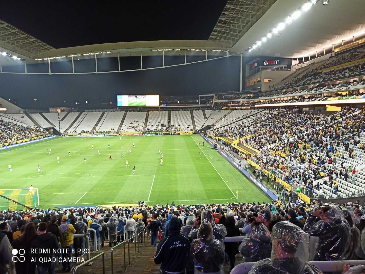 コロンビア戦のゴール裏の席 ©Hiroaki Sawada