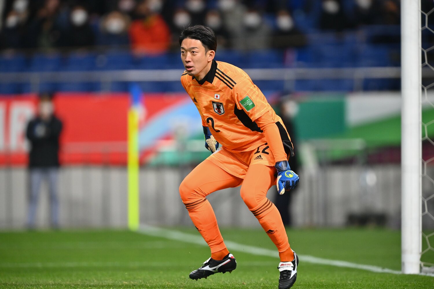 ここまで最終予選の全試合に出場している権田修一。メンバー入りはほぼ当確と言ってよさそうだ　©Takuya Kaneko/JMPA