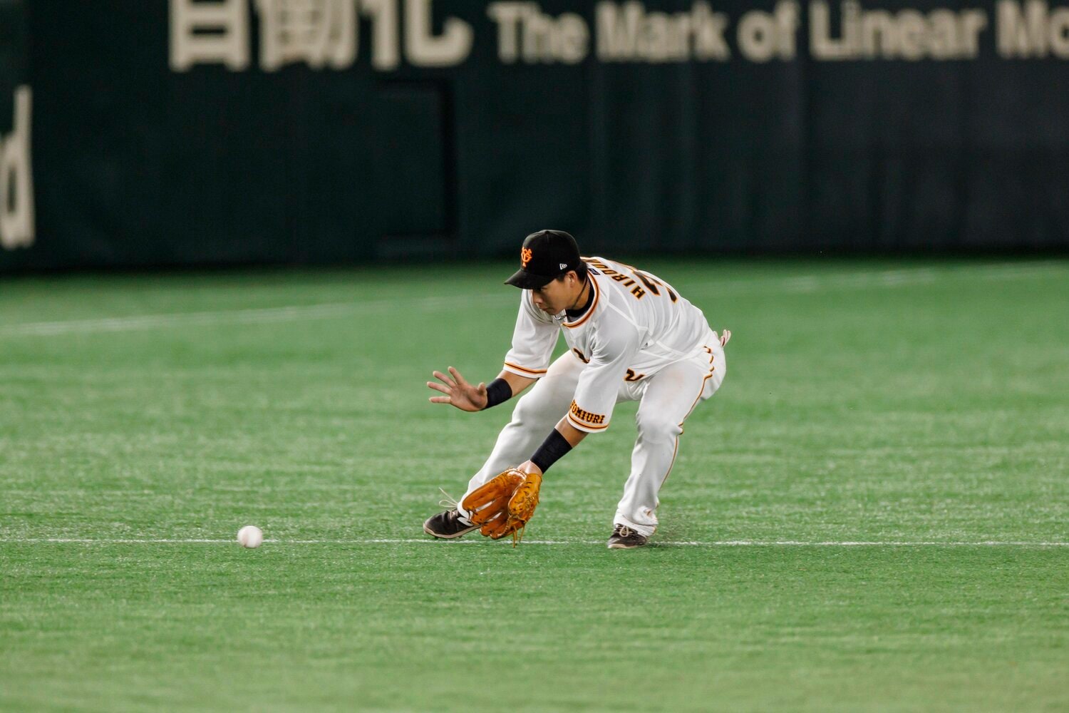 廣岡の守備 ©Kiichi Matsumoto