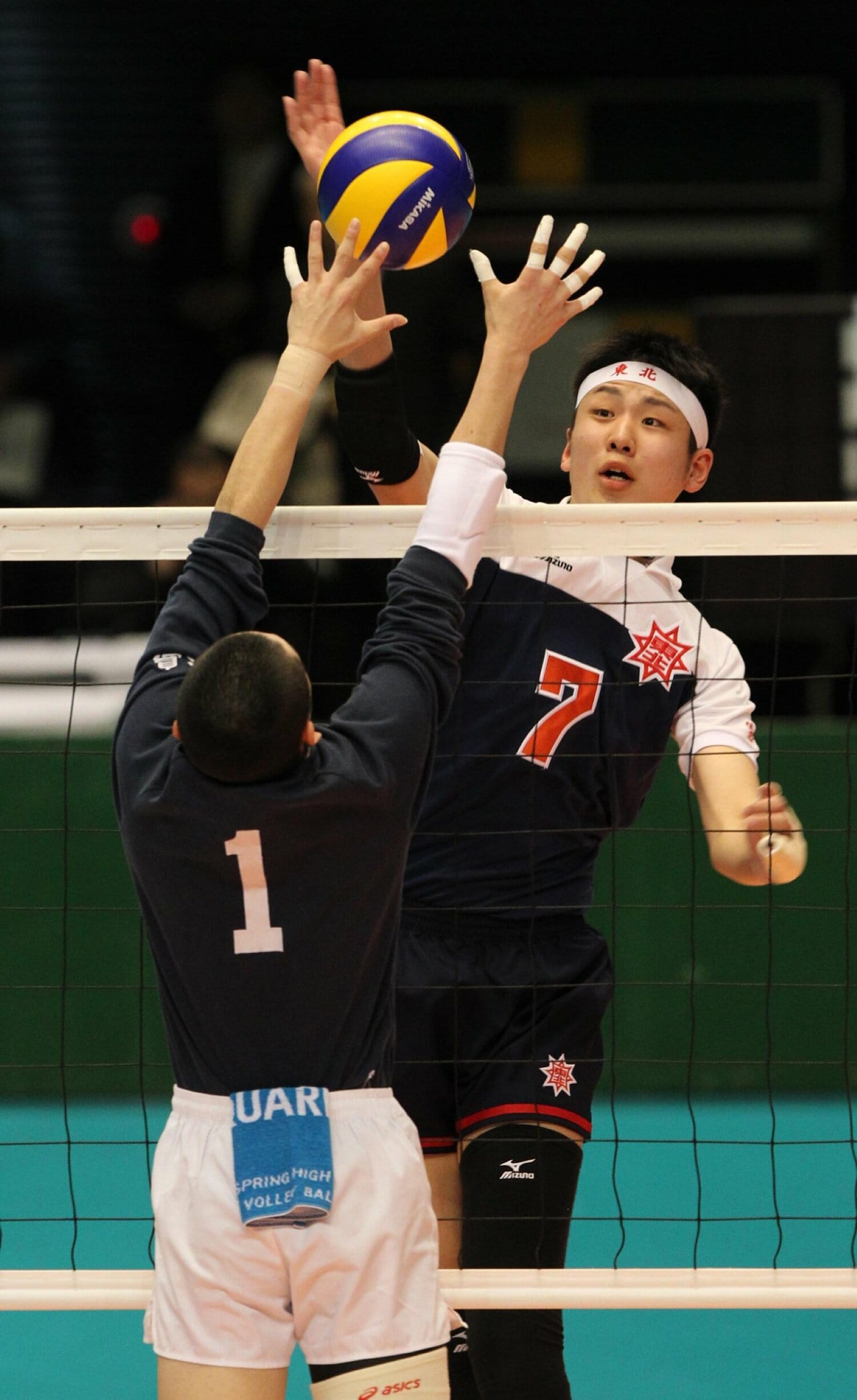 東北高校時代の小野寺（2012年1月）