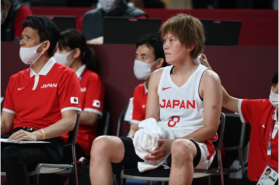 ホーバスHCのもと、東京五輪で銀メダルを獲得した女子バスケ代表の高田　©Naoya Sanuki/JMPA