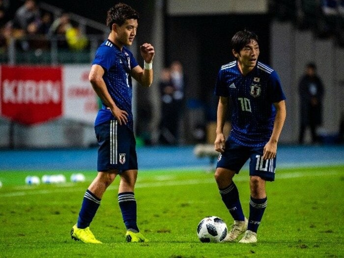 薄味だった森保Jのベネズエラ戦。プラス評価はセットプレーの得点。<Number Web> photograph by Takuya Sugiyama