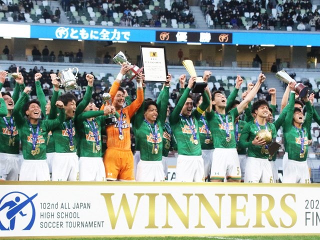 公立中学の部活出身でも青森山田の9番を背負えた」4度目の選手権優勝