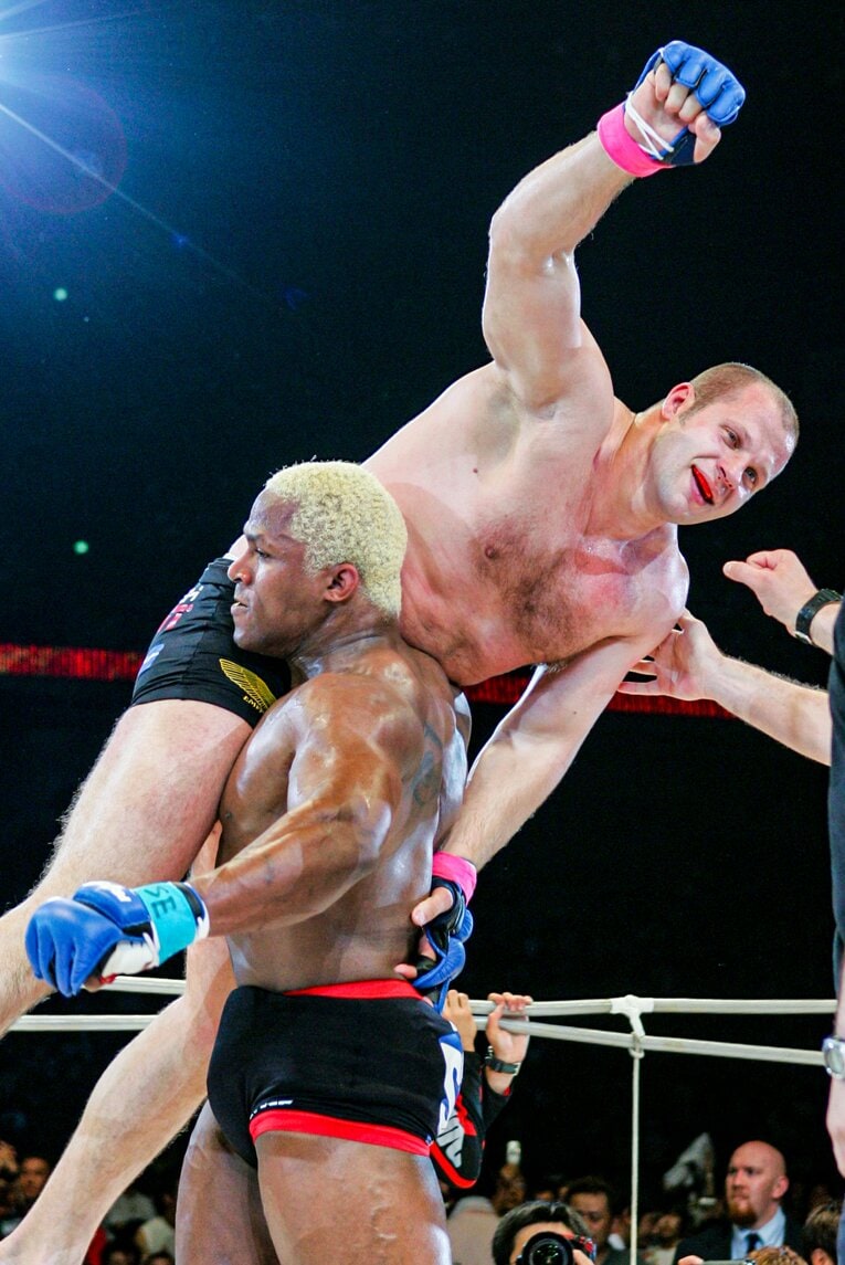 試合はアームロックでヒョードルが一本勝ち。ランデルマンは2016年に44歳の若さで亡くなった