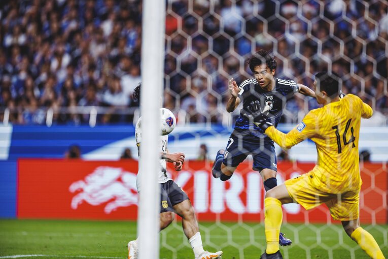 三苫薫（2024年W杯アジア最終予選・中国戦）©︎Kiichi Matsumoto