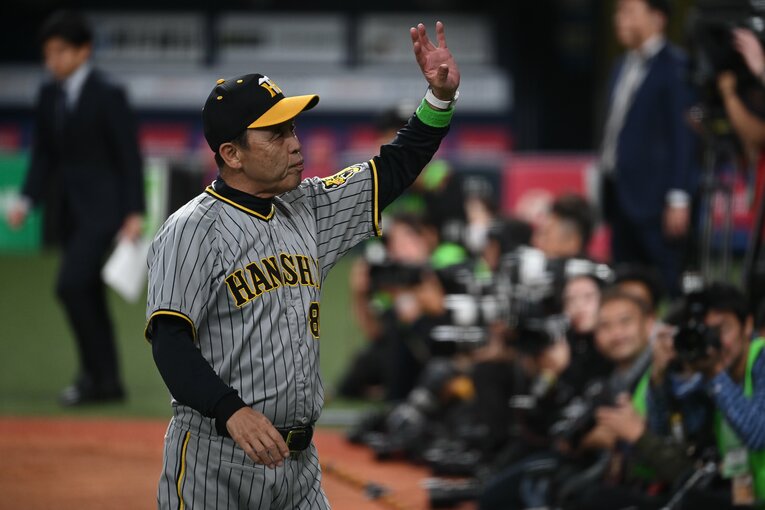 阪神をたった1年で優勝させた岡田彰布監督　©Naoya Sanuki