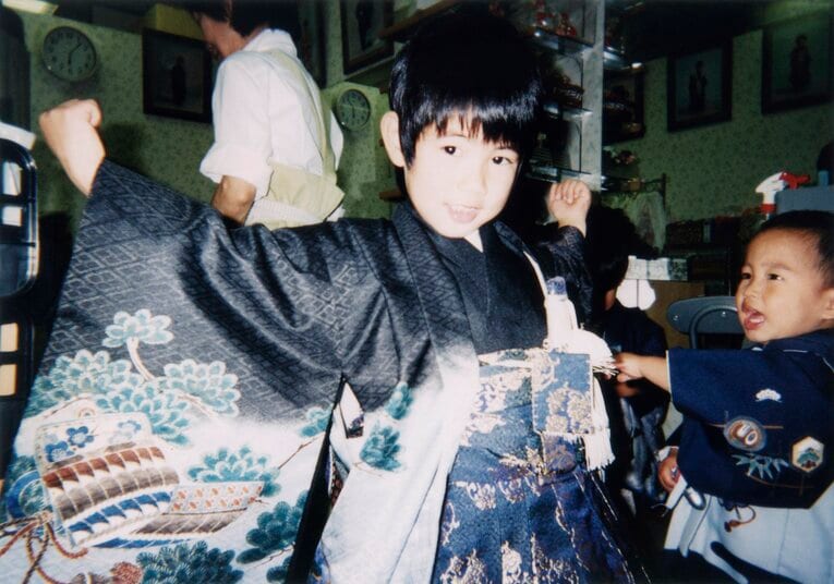 幼い頃の堀米雄斗（父・亮太さん提供）
