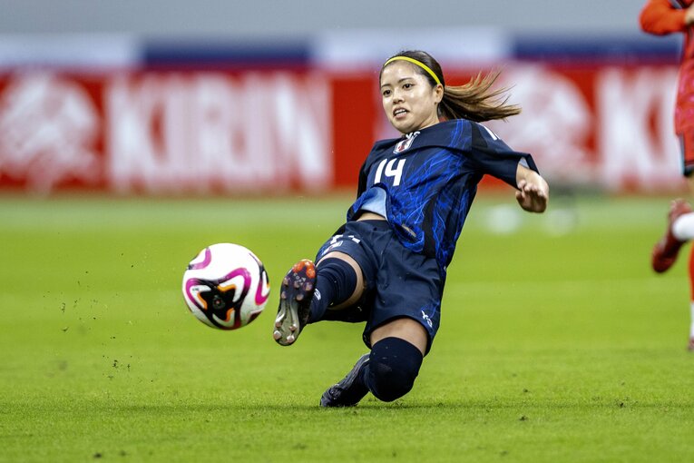 【北川ひかる＆長谷川唯の美しいプレー集】2024年韓国戦　©Takuya Sugiyama