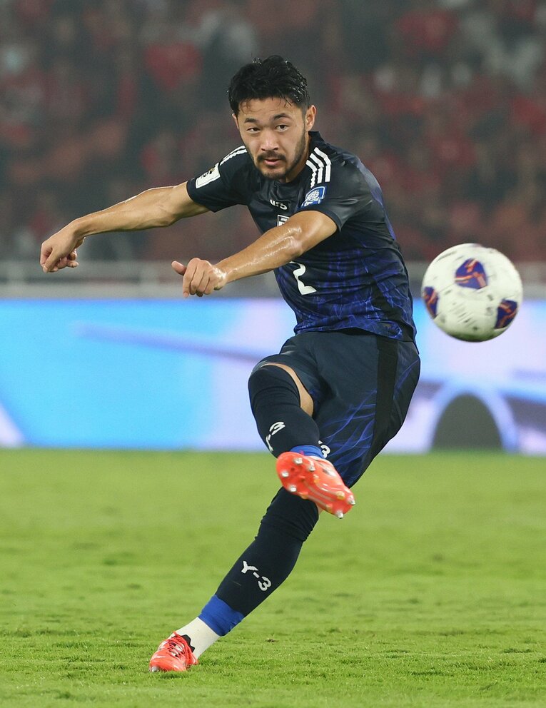 試合終盤に放ったミドルシュートも枠を捉えていた　©JIJI PRESS