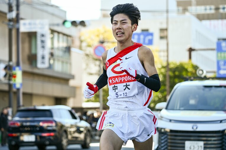 「吉居が10日くらい前に足を痛めまして…」。吉居駿恭は9区を走った ©Nanae Suzuki