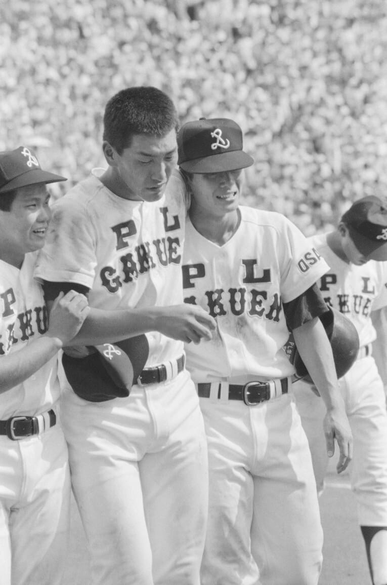 甲子園を席巻したPL学園の清原和博と桑田真澄　©JIJI PRESS