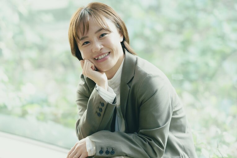 リオ五輪女子レスリング金メダリストの登坂絵莉さん　©Wataru Sato