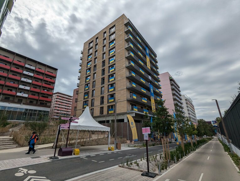 パリ五輪の選手村（全56枚）©JMPA