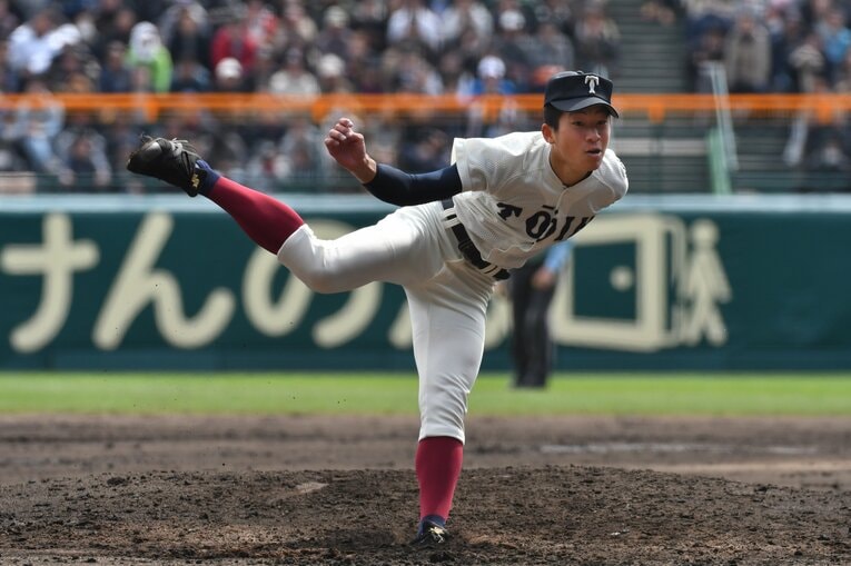 大阪桐蔭時代の徳山　©Hideki Sugiyama