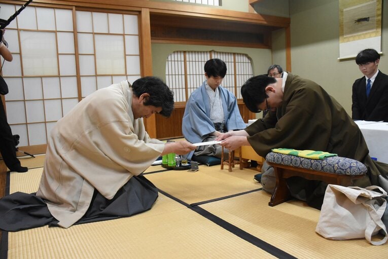 王位戦第5局　©日本将棋連盟