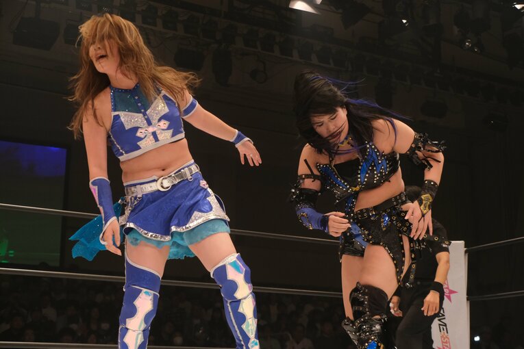 スターダムの大学生レスラー・妃南　©Norihiro Hashimoto