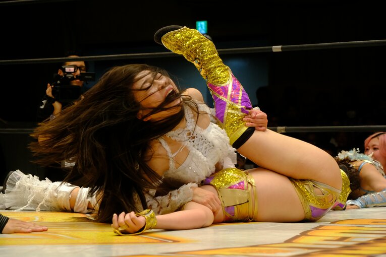 高校3年生の女子プロレスラー・心希（しんの）【スワイプするとそのほかの写真もご覧になれます】©Norihiro Hashimoto