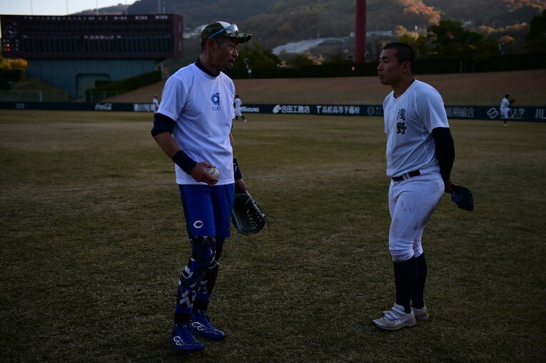高松商時代にはイチローから指導も受けた浅野翔吾　©︎Naoya Sanuki