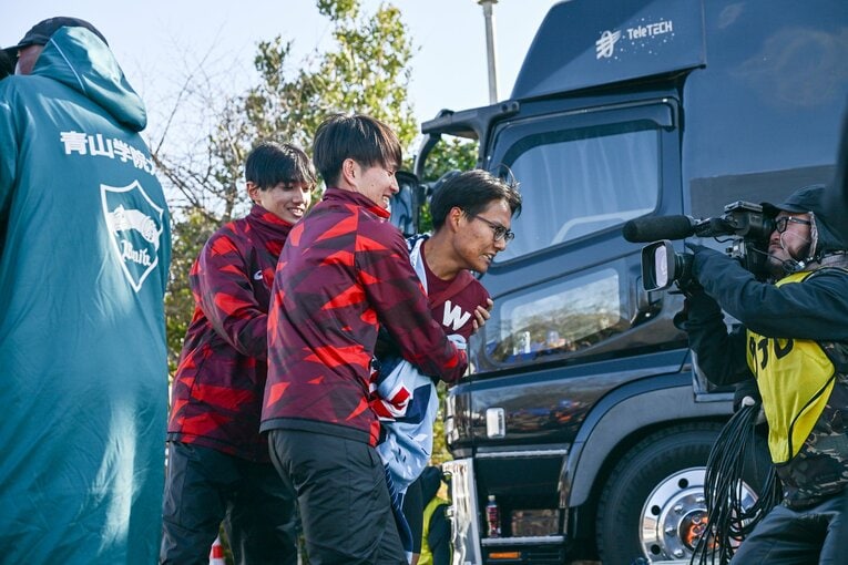 レース後は先輩・山口智規主将から「強くなるしかない」と言葉をかけられていた工藤　©Nanae Suzuki