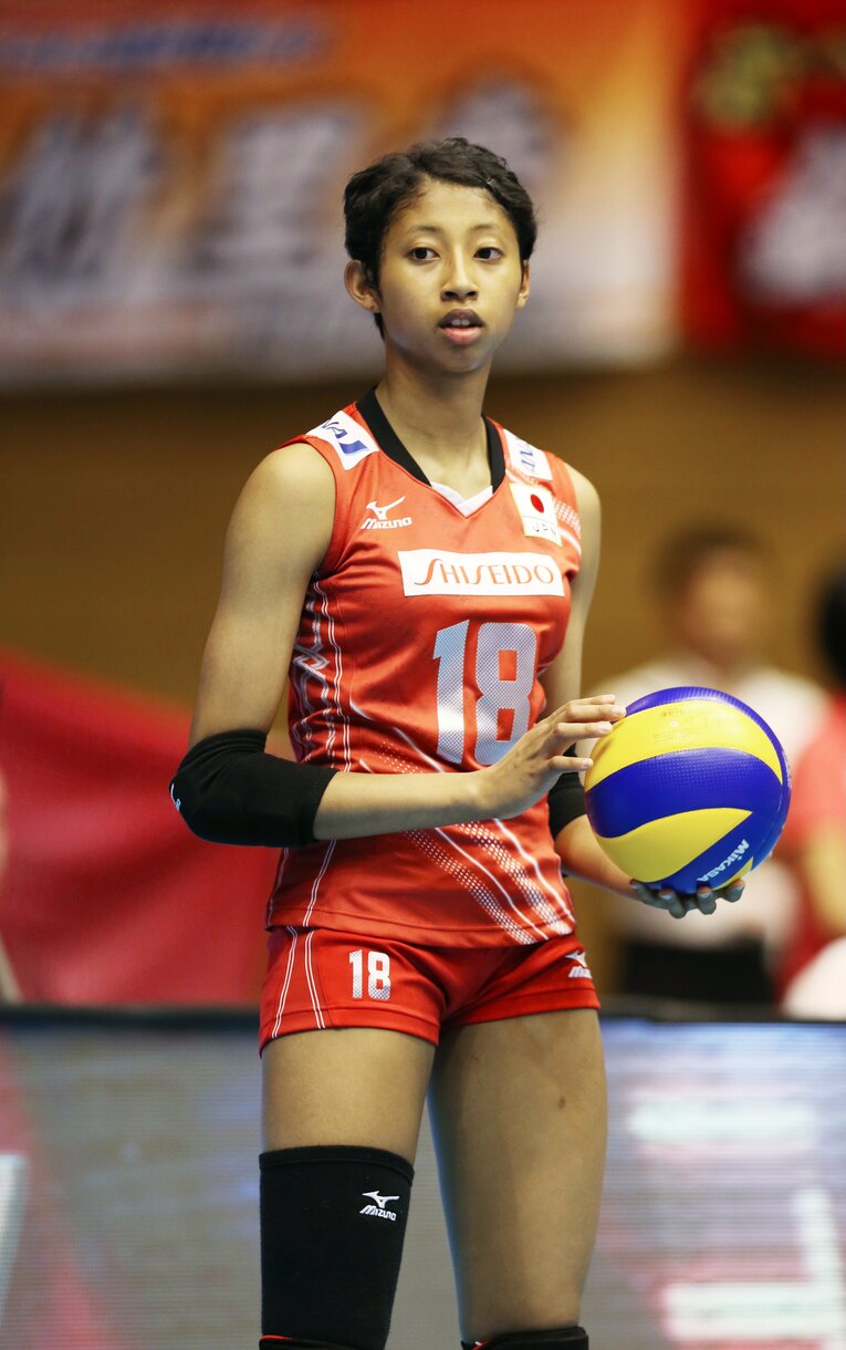 ワールドグランプリで日本代表デビューを果たした宮部藍梨（2015年7月10日、当時16歳）©︎JIJI PRESS