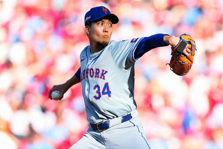 現在はニューヨーク・メッツで活躍する千賀滉大はソフトバンク育成ドラフト出身だ ©Getty Images