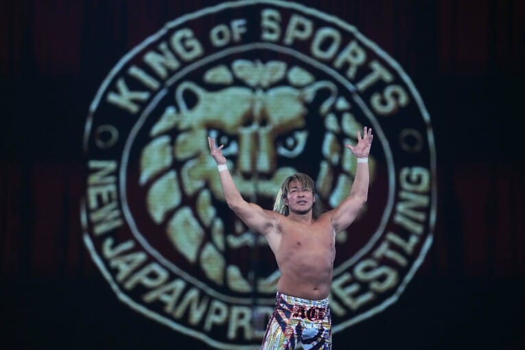 ファンに応える棚橋弘至 ©Masashi Hara