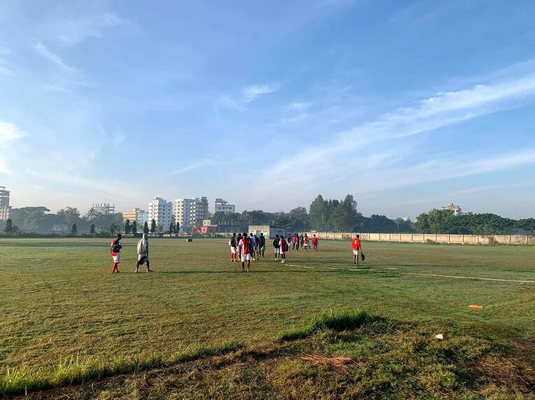 練習場（本人提供）