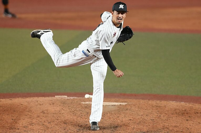 15年在籍したロッテを離れ、新天地・中日で再スタートを切る大嶺祐太 ／ photograph by Chiba Lotte Marines