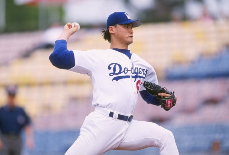 ドジャース時代の朴賛浩　©Getty Images